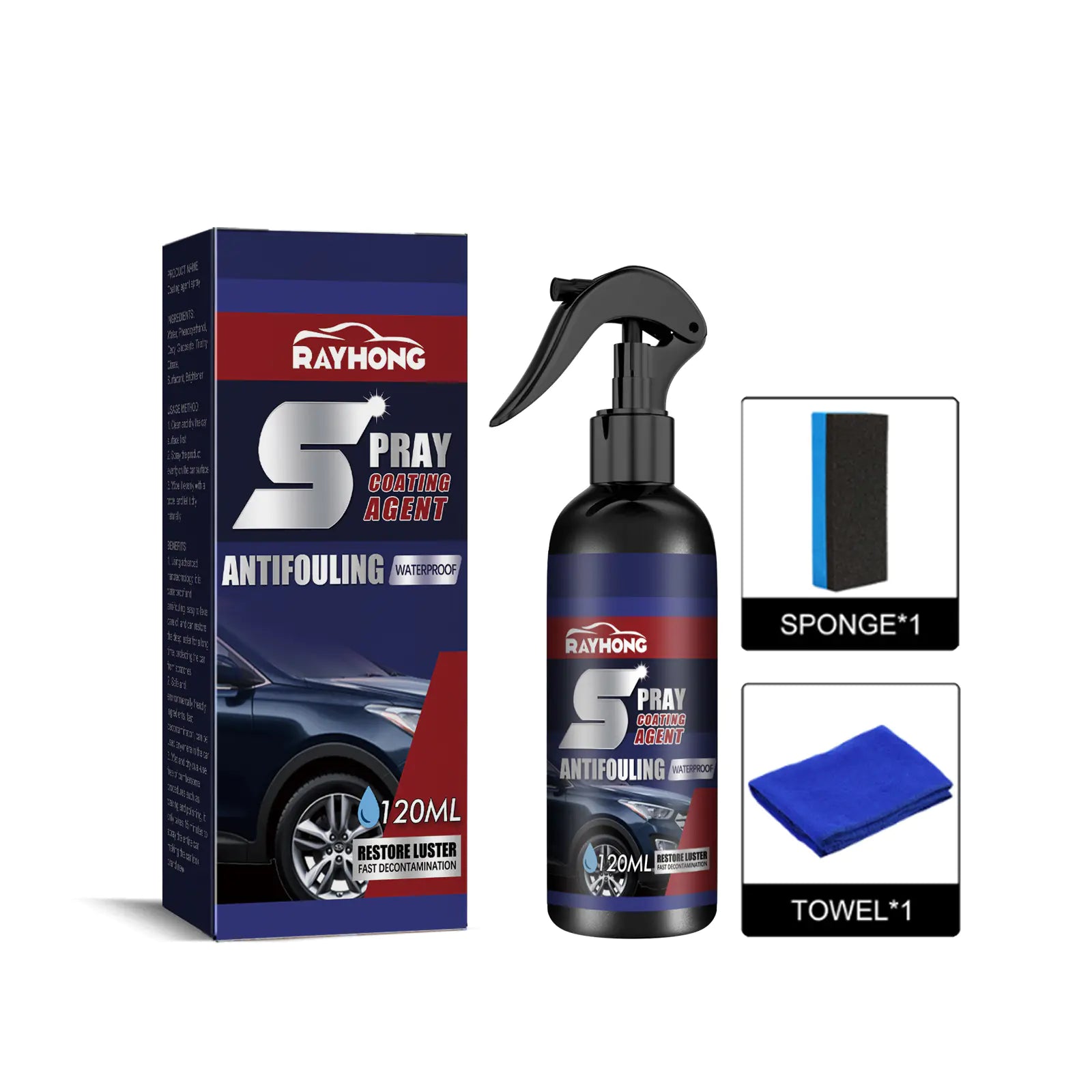 Rayhong Spray de revestimiento de automóviles para pulir y brillar