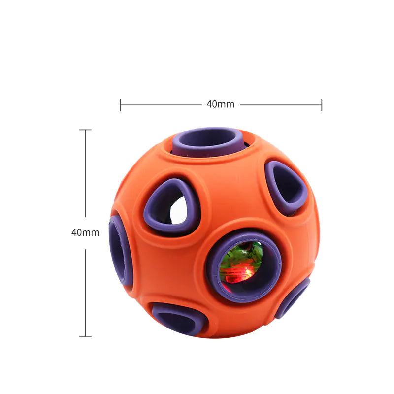 Pelota para perros que brilla en la oscuridad para masticar (Mediana/Grande)